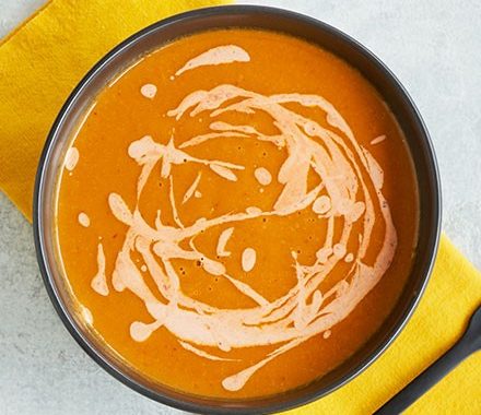 Butternut squash and red pepper soup recipe
