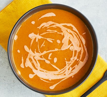 Butternut squash and red pepper soup recipe 