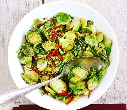 Toasted sesame sprouts recipe