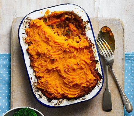 Indian sweet potato & dhal pies recipe