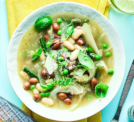 Three bean spring minestrone recipe 