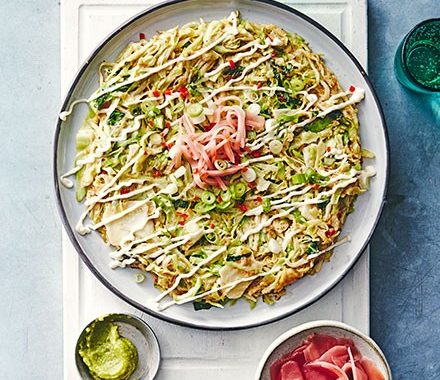 Veggie okonomiyaki recipe