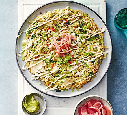 Veggie okonomiyaki recipe 