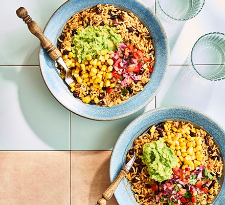 Vegan burrito bowl 