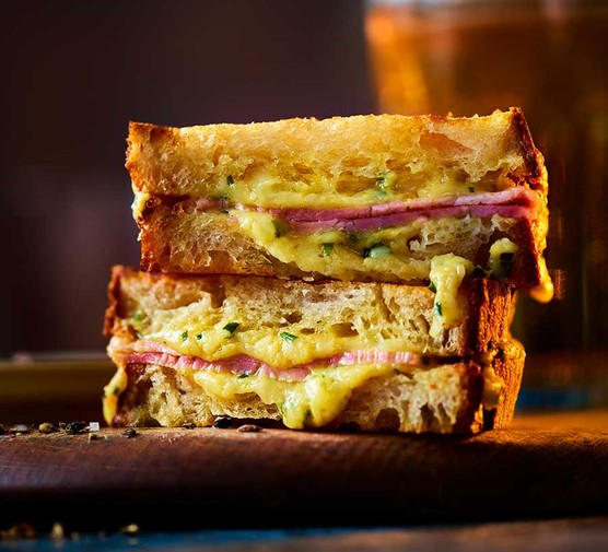 Air fryer cheese & ham toastie recipe 