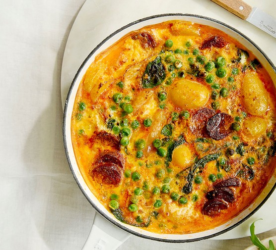 Chorizo & potato frittata recipe 