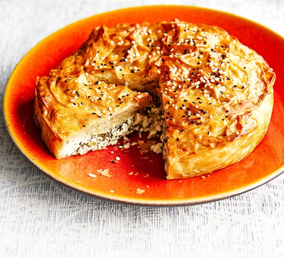 Feta, herb & spring onion borek recipe 
