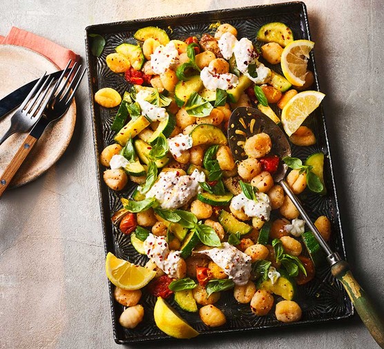 Gnocchi traybake with lemony ricotta recipe 
