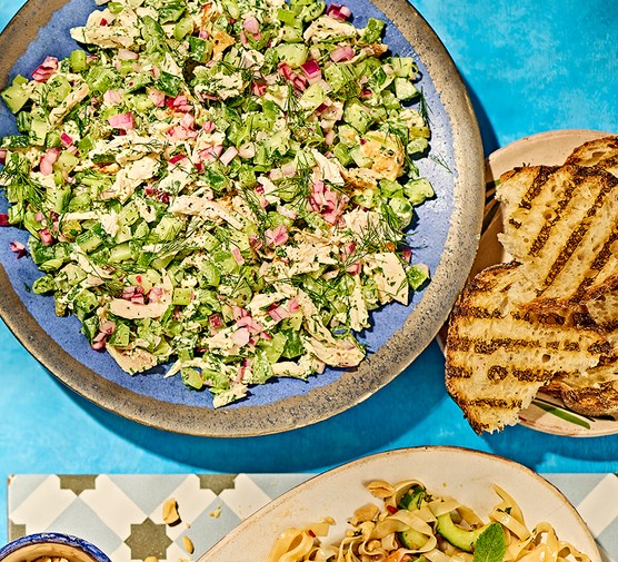 Green chicken salad recipe 