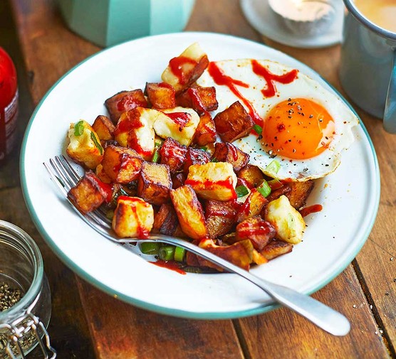 Halloumi hash recipe 