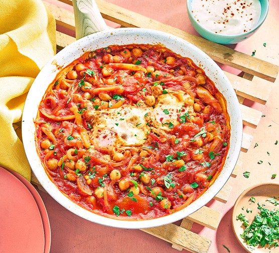 One-pan eggs & peppers recipe 