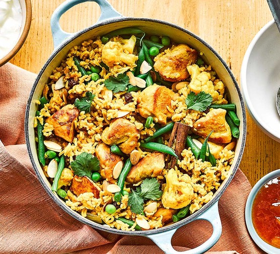 One-pot chicken & curry rice recipe 