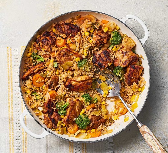 One-pot chicken & rice recipe 