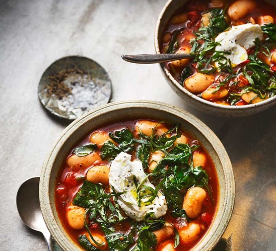 Spicy harissa bean stew recipe 