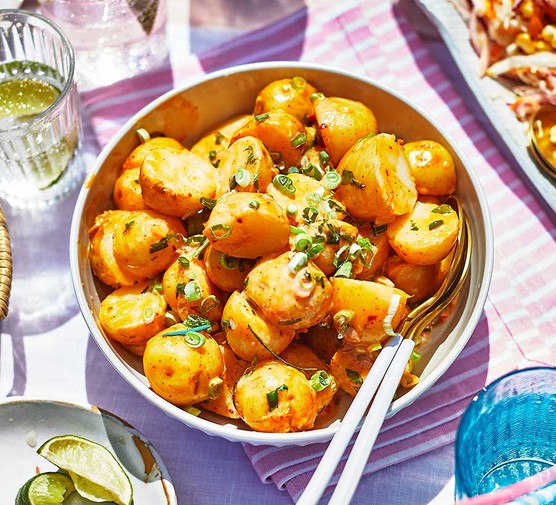 Sriracha & lime potato salad recipe 