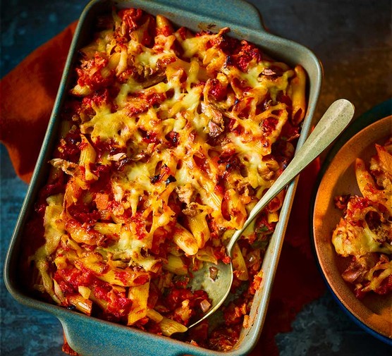 Air fryer tuna pasta bake recipe 