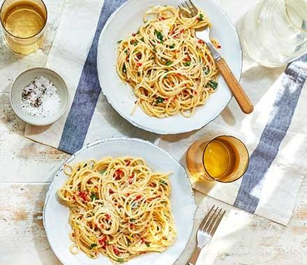 Amalfi lemon, chilli & anchovy spaghetti recipe