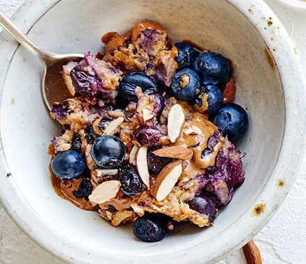 Blueberry baked oats recipe