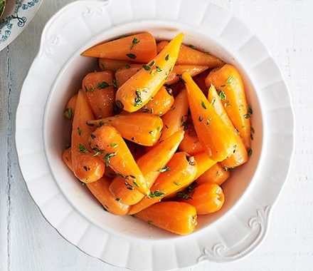 Lemon & thyme baby carrots recipe