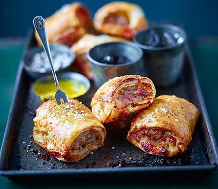 Cheese & Marmite sausage rolls recipe