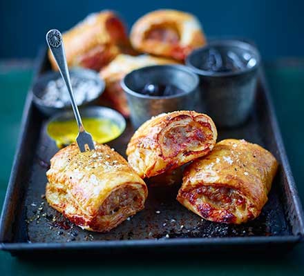 Cheese & Marmite sausage rolls recipe 