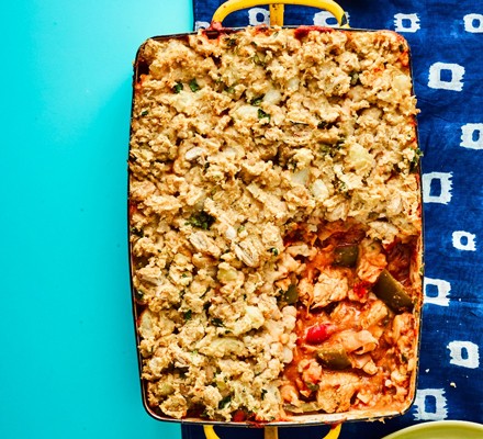Chilli chicken & peanut pies recipe 