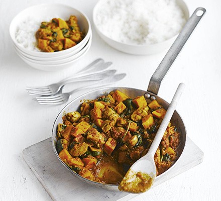 Chicken & sweet potato curry recipe 