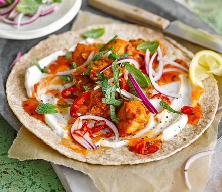 Chilli chicken wraps recipe
