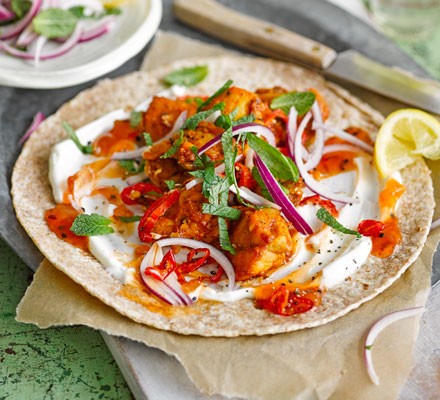 Chilli chicken wraps recipe 