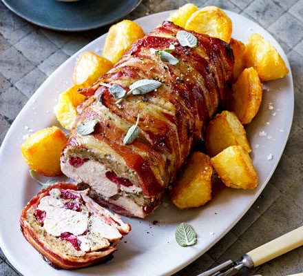 Roast turkey breast wrapped in bacon recipe 