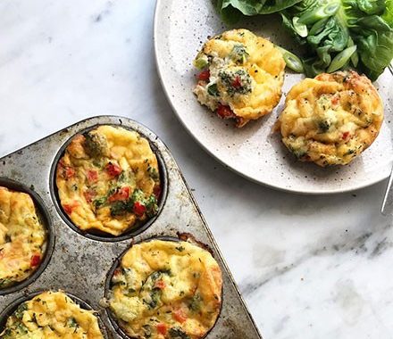 Easy egg muffins recipe