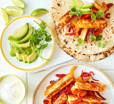 Halloumi fajitas recipe 
