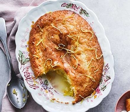 Lemon drizzle sponge pudding recipe
