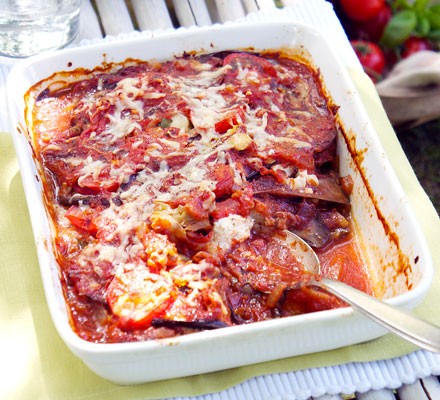 Lighter aubergine Parmigiana recipe 
