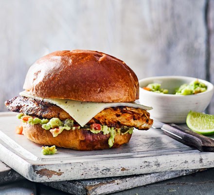 Mexican chicken burger recipe 