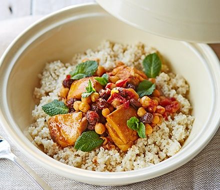 Easy chicken & chickpea tagine recipe