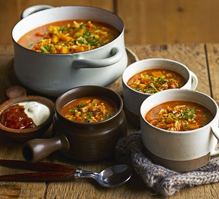 Chunky butternut mulligatawny recipe 