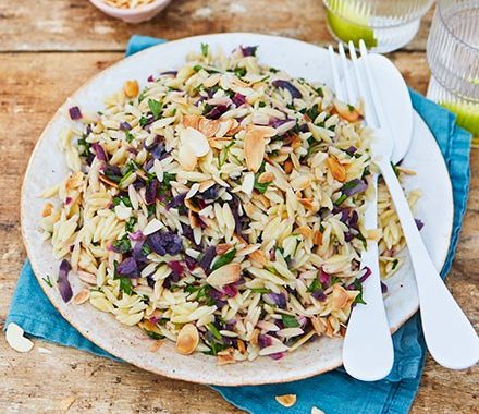 Herby orzo & lemon salad recipe