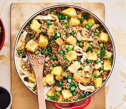 Pineapple fried rice recipe