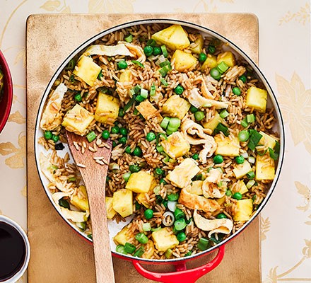 Pineapple fried rice recipe 