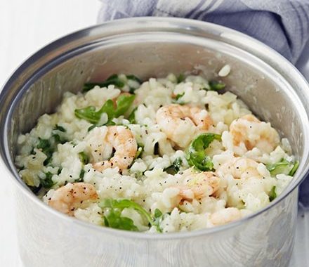 Prawn, fennel & rocket risotto recipe