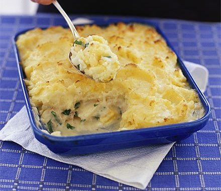 Fish pie – in four steps recipe
