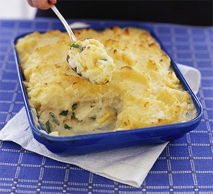 Fish pie - in four steps recipe 