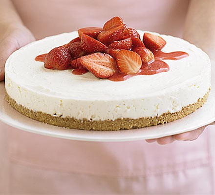Strawberry cheesecake in 4 easy steps recipe 