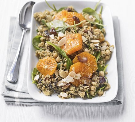 Bulgur wheat, date & clementine salad recipe 