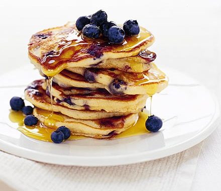 American blueberry pancakes recipe