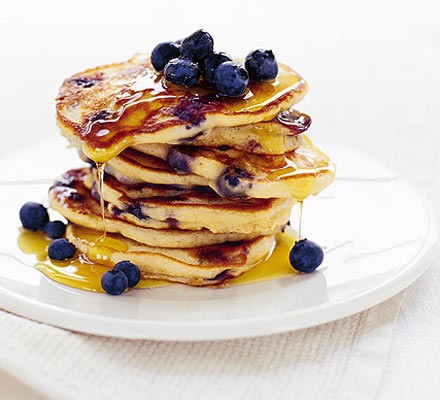 American blueberry pancakes recipe 