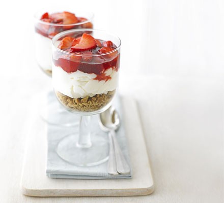 Strawberry cheesecakes recipe 