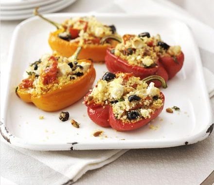 Mediterranean stuffed peppers recipe