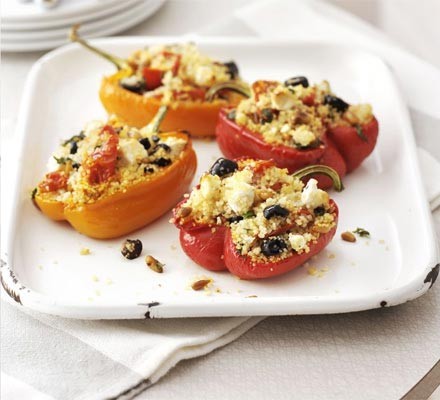 Mediterranean stuffed peppers recipe 